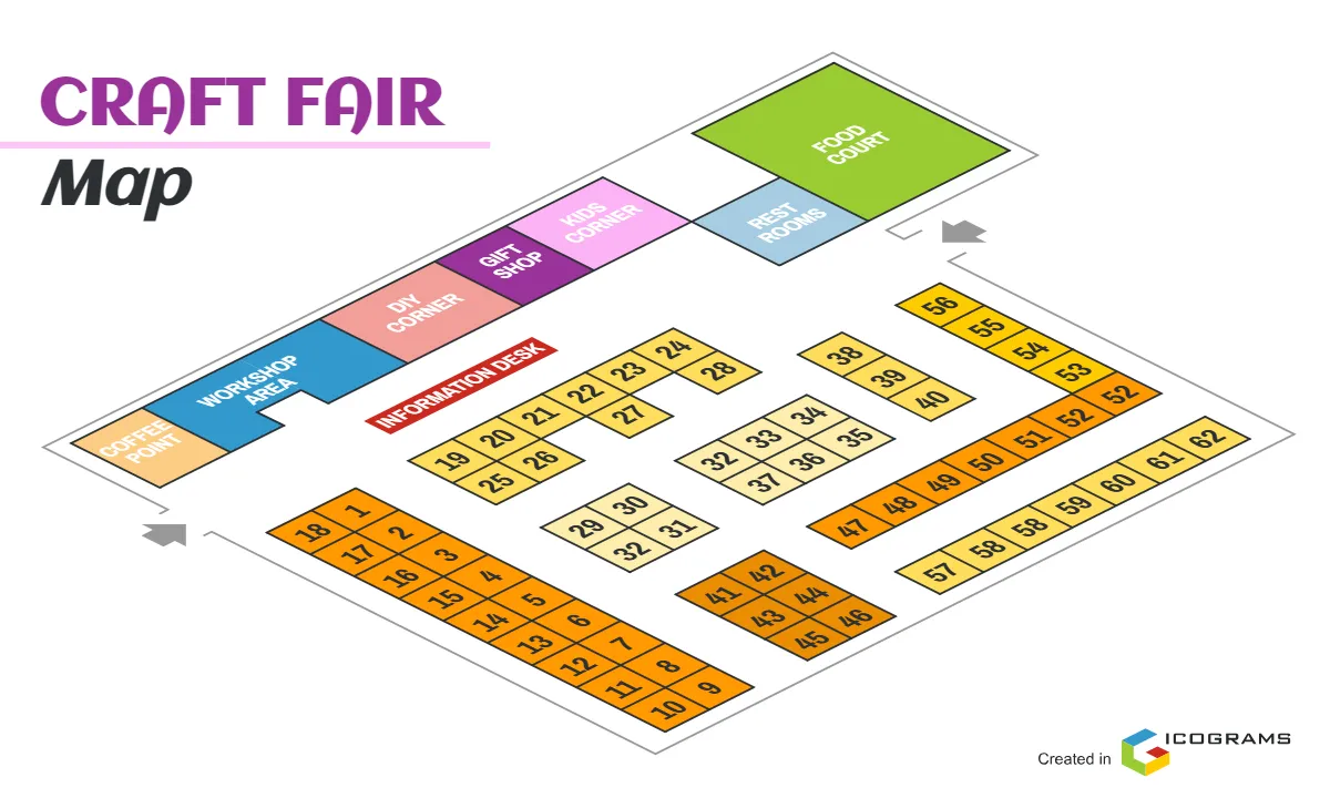 Craft Fair Map