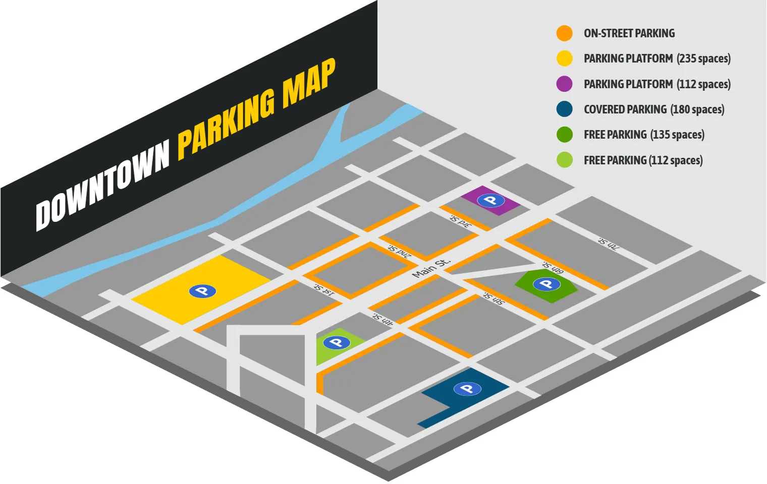 Downtown Parking Map