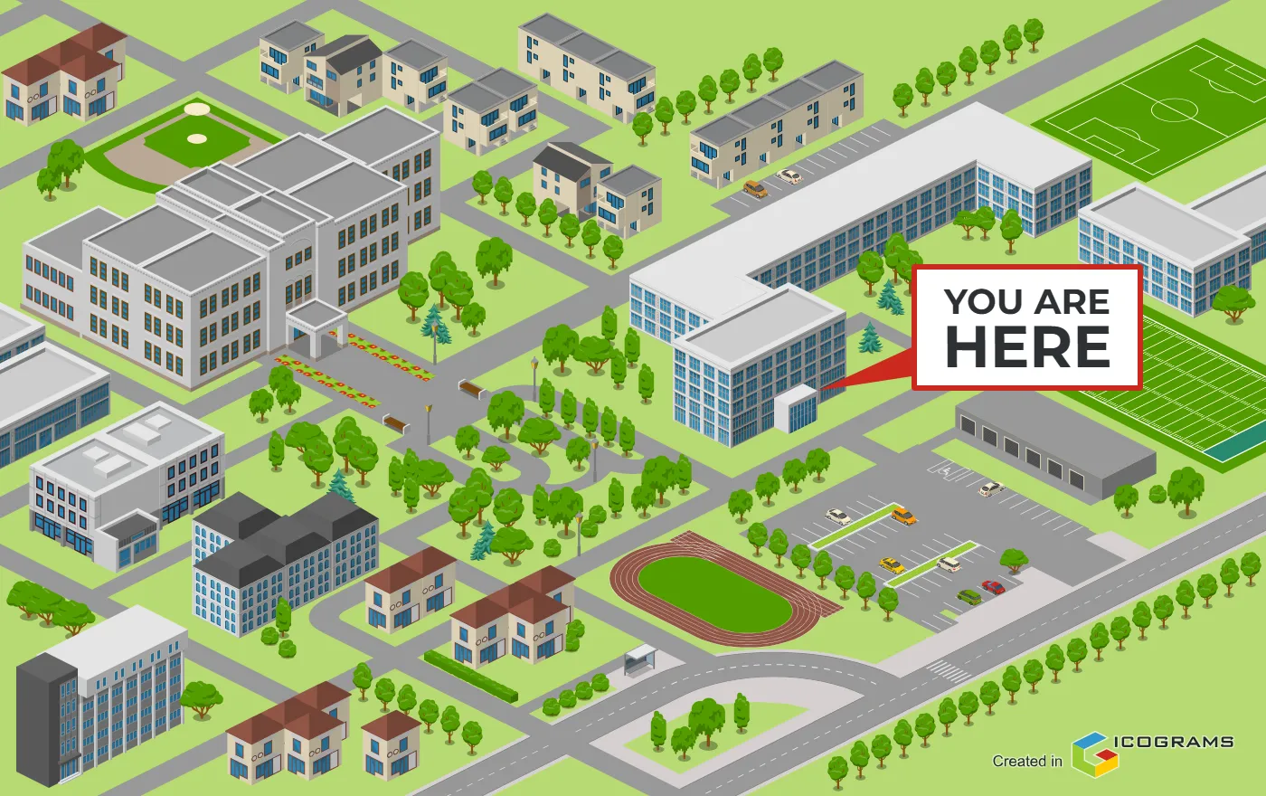 You Are Here Map Template