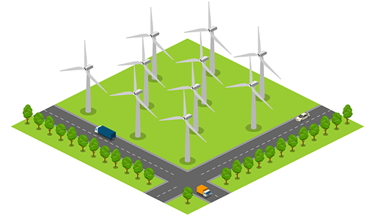 Area - Wind Turbines