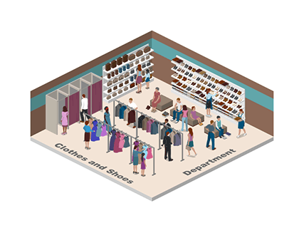 Clothes and Shoes Department