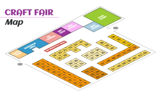 Craft Fair Map