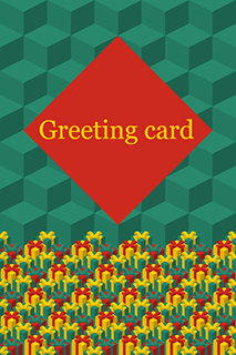 Greeting Card Green