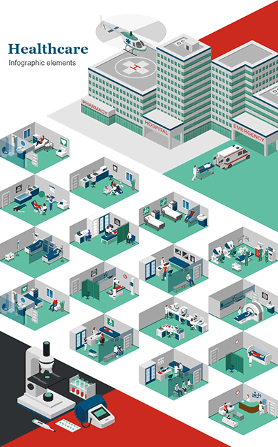 Healthcare Infographic Elements