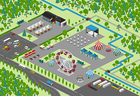 Amusement Park Map