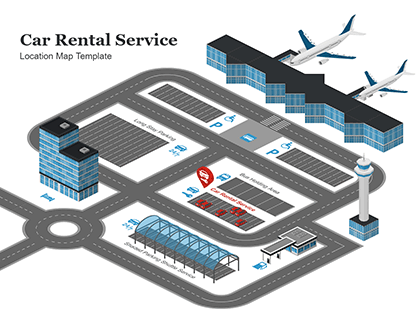Car Rental Service Location Map