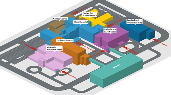 Medical Center Map