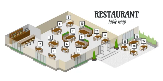 Restaurant Table Map