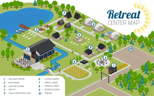 Retreat Center Map