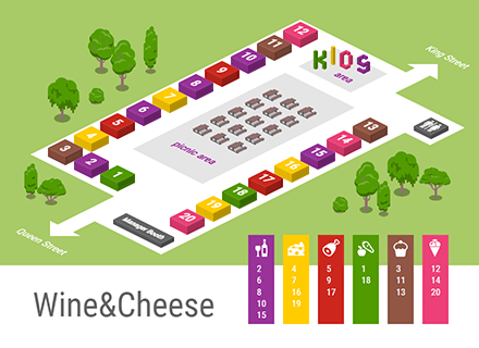 Wine&Cheese Vendor Map