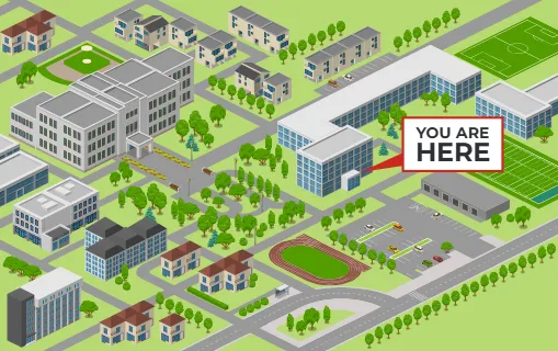 You Are Here Map Template