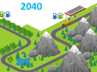 Conceptual framework of slow and rapid infrastructure deployment pathways.